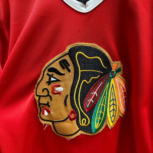 Vintage 1980s NHL CCM Chicago Blackhawks Hockey Jersey - Picture 4 of 7